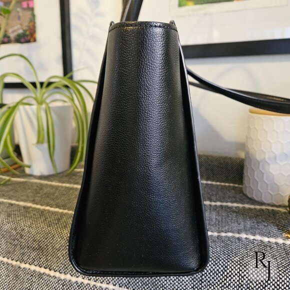 Kate Spade Patterson Drive Geraldine Tote Satchel – Black Leather - Picture 7 of 15